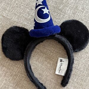 Disney Black and Blue Sorcerer Mickey Ears Headband